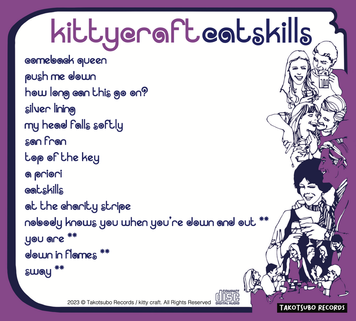 CATSKILLS (Takotsubo Expanded Edition 2023) CD + sticker