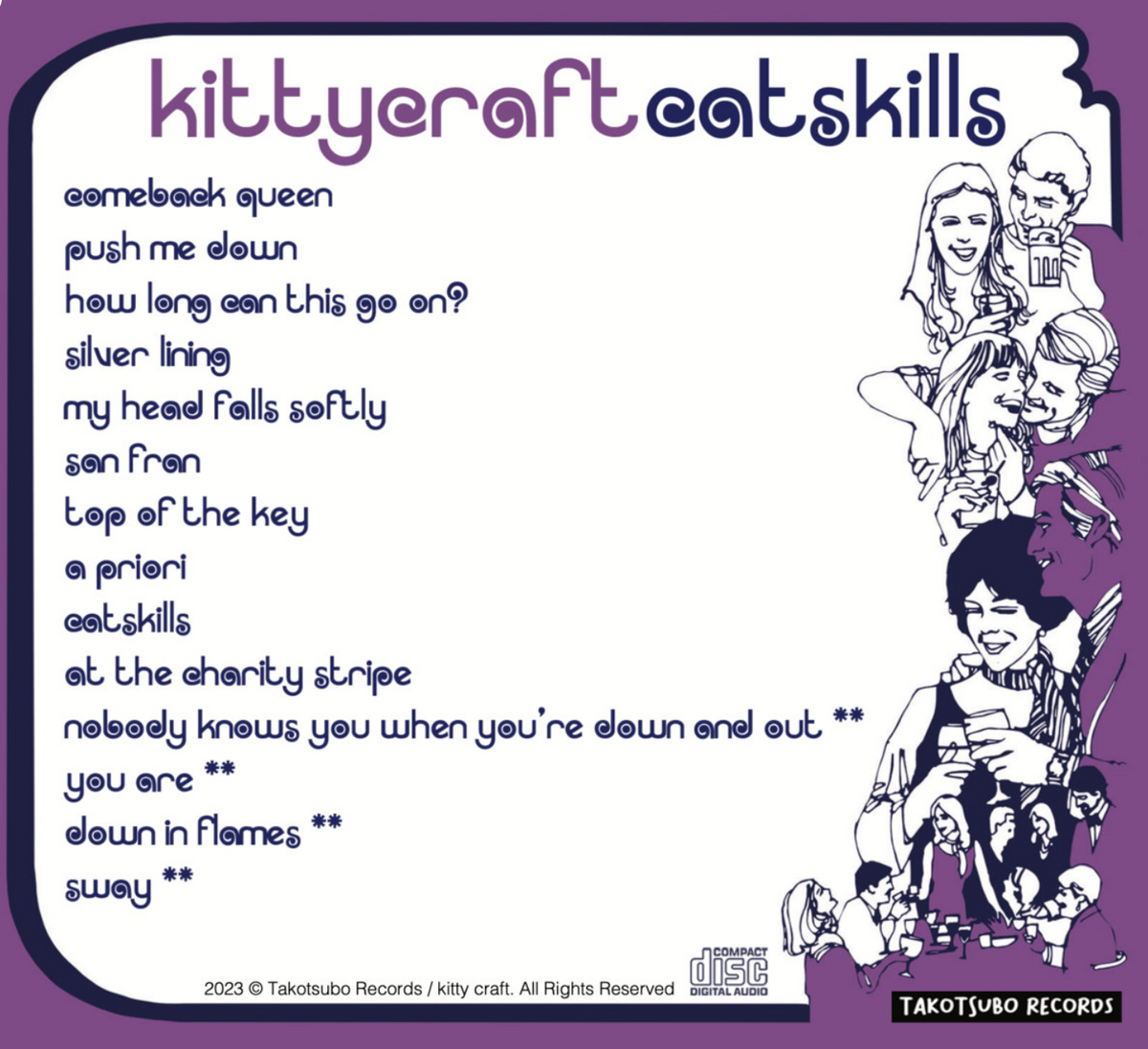 CD Combo Pack! Includes CATSKILLS CD and LOST TAPES CD + stickers